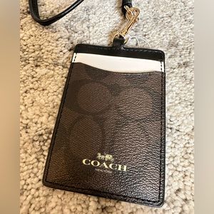NWT Coach card holder